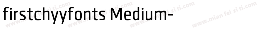 firstchyyfonts Medium字体转换